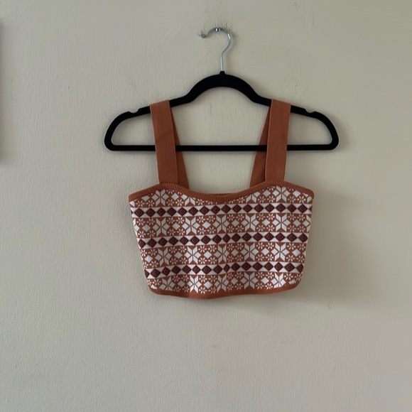 NWOT Free People Away With Me Crop Tank - Picture 1 of 5